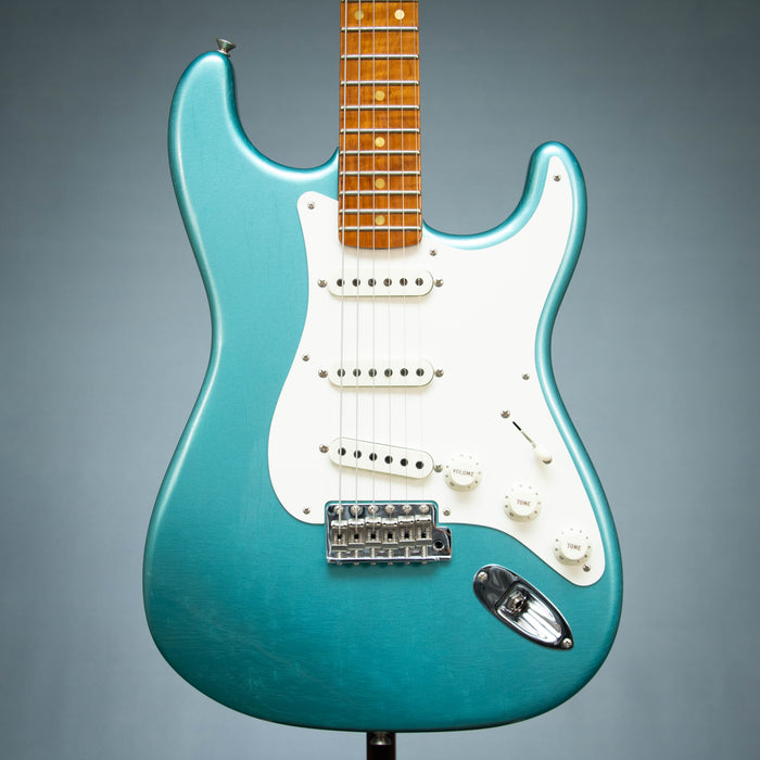 Fender Custom Shop 2023 Limited Edition Roasted Pine Stratocaster Lush Closet Classic w/Case - Aged Teal Green Metallic - Preowned