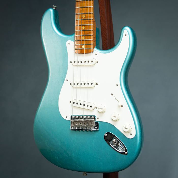 Fender Custom Shop 2023 Limited Edition Roasted Pine Stratocaster Lush Closet Classic w/Case - Aged Teal Green Metallic - Preowned
