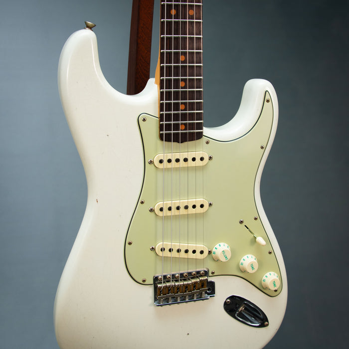 Fender Custom Shop 2023 1964 Stratocaster Journeyman Relic w/Case - Aged Olympic White - Preowned