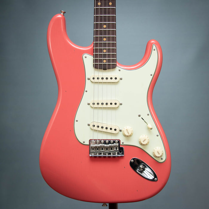 Fender Custom Shop Late 62 Stratocaster Journeyman Relic w/Case - Faded Fiesta Red - Preowned