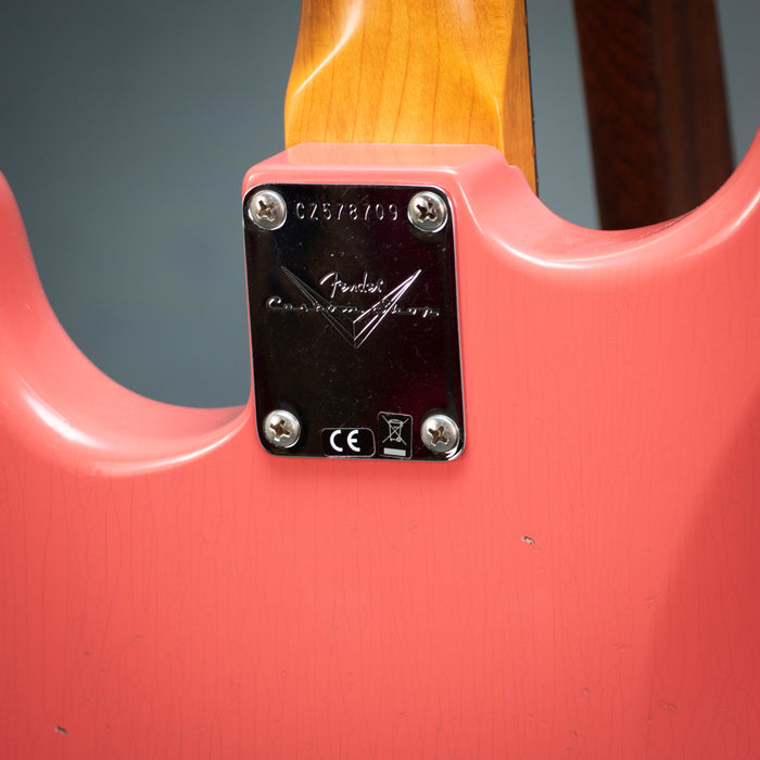 Fender Custom Shop Late 62 Stratocaster Journeyman Relic w/Case - Faded Fiesta Red - Preowned