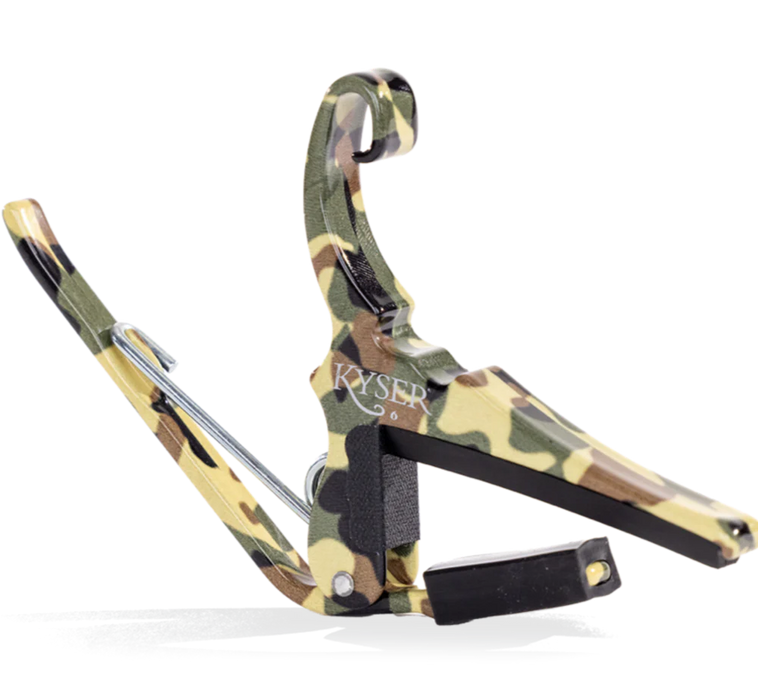 Kyser KG6CA Quick-Change Acoustic Guitar Capo - Camo