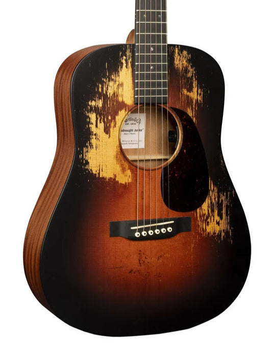 Martin D Jr E StreetLegend Burst Junior Series Acoustic Electric Guitar