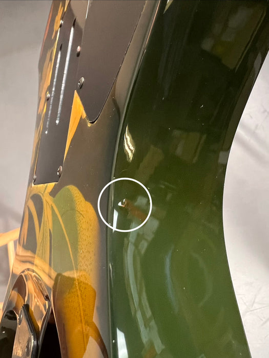 Ibanez 1991 JEM77-FP Steve Vai Signature w/Case - Floral Pattern - Preowned