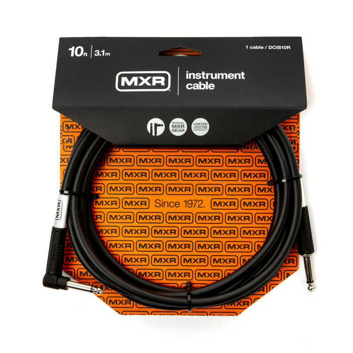 MXR DCIS10R 10 Ft Instrument Cable - Straight to Angle