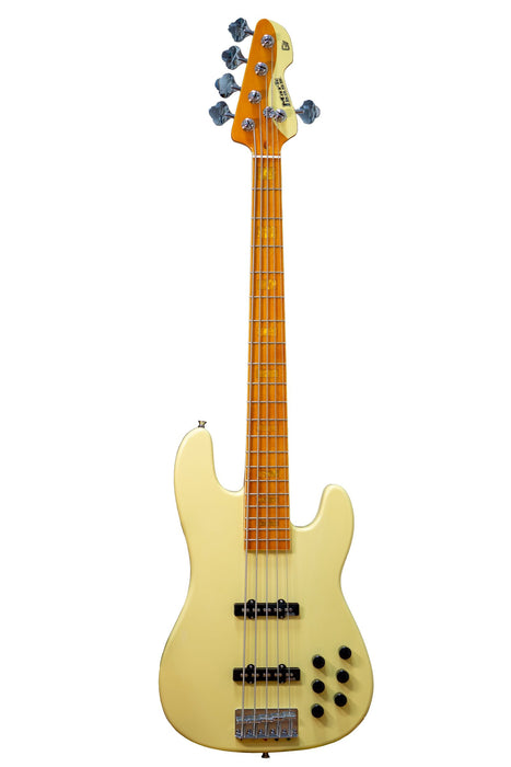 MarkBass GV 5 Gloxy 5 String Bass Guitar - Cream