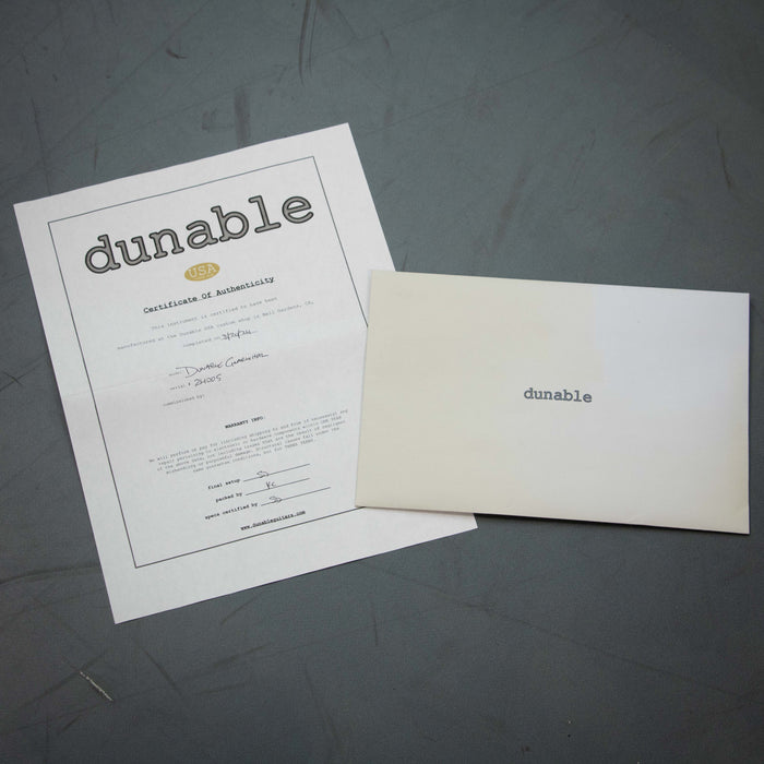 Dunable Gnarwhal USA Custom Electric Guitar w/Case - Black - Preowned