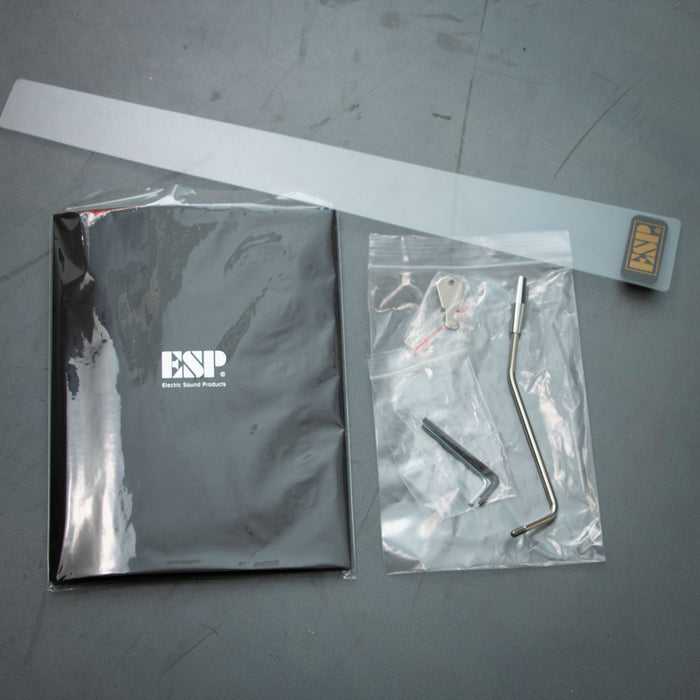 ESP Original Series Snapper CTM HSS w/Case - See Thru Black - Preowned