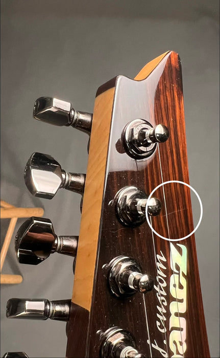 Ibanez J Custom RG8127 7 String Electric Guitar w/Case - Violin Burst - Preowned