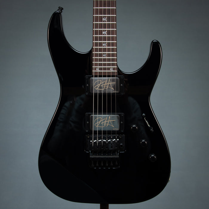 ESP KH-2 Neck Thru KIrk Hammett Signature w/Case - Black - Preowned