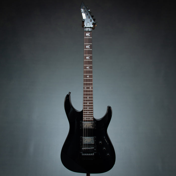 ESP KH-2 Neck Thru KIrk Hammett Signature w/Case - Black - Preowned
