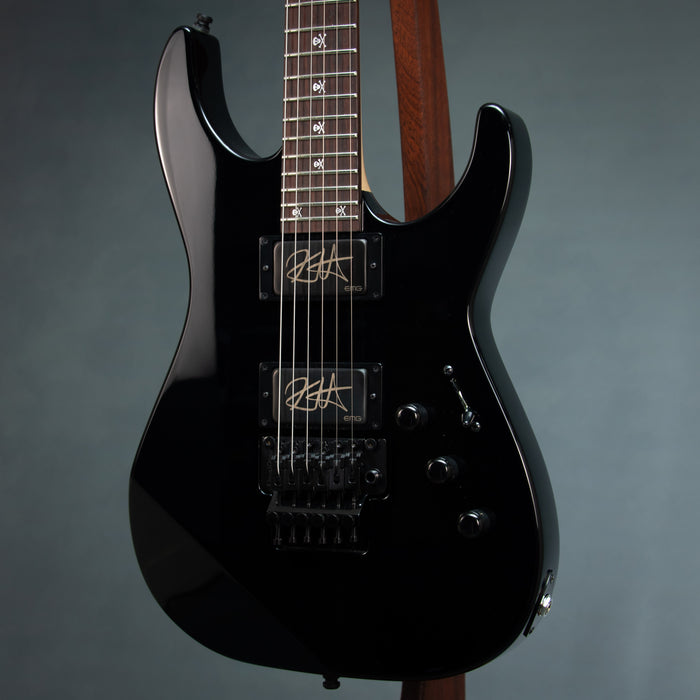 ESP KH-2 Neck Thru KIrk Hammett Signature w/Case - Black - Preowned