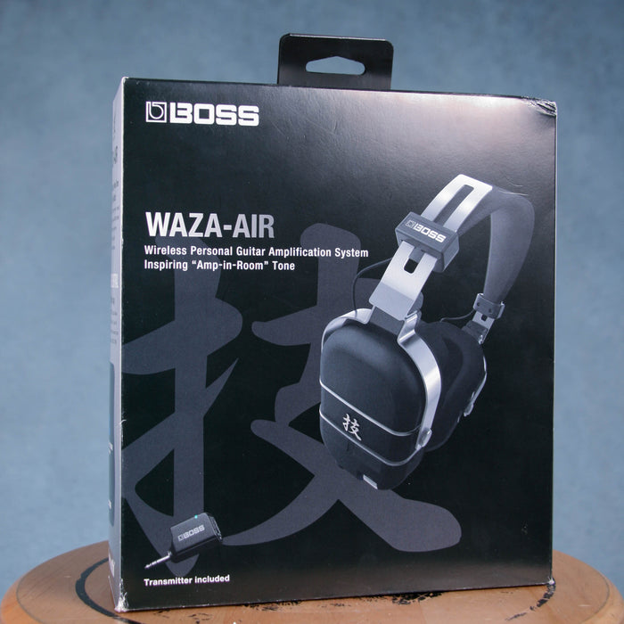 Boss Waza-Air Wireless Guitar Headphones Amp w/Box and additional case - Preowned