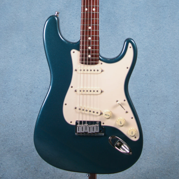 Fender American Standard Stratocaster 1989 Electric Guitar w/Case - Gun Metal Blue Metallic - Preowned