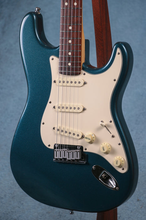 Fender American Standard Stratocaster 1989 Electric Guitar w/Case - Gun Metal Blue Metallic - Preowned