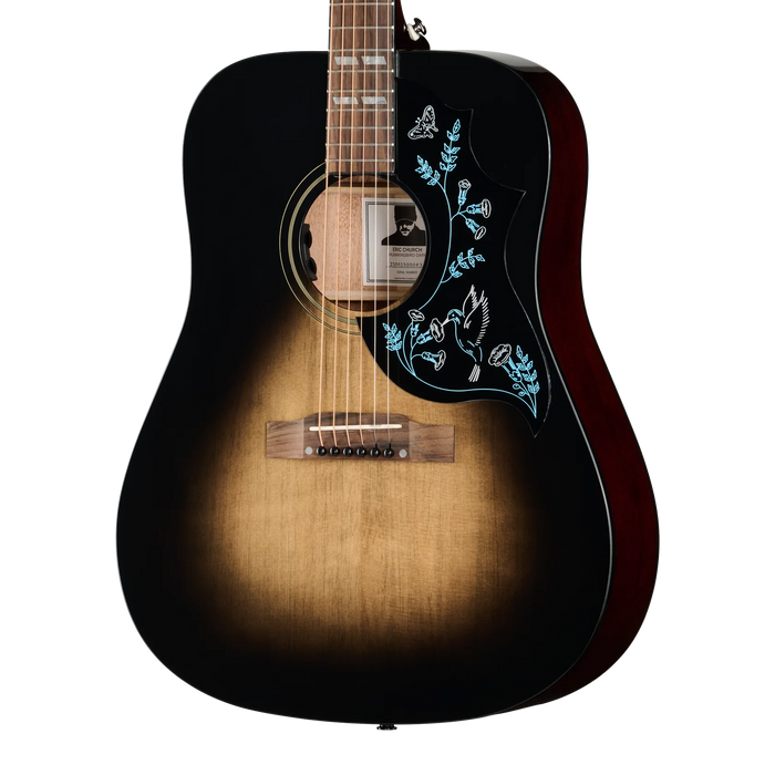 Epiphone Eric Church Hummingbird Acoustic Guitar - Cobra Burst