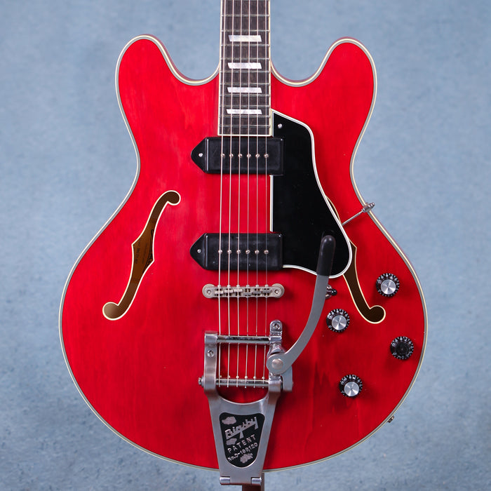 Eastman T64/TV-RD Hollow Body Electric Guitar - Red - P2302538