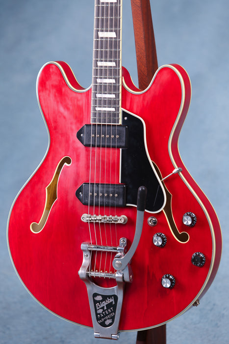 Eastman T64/TV-RD Hollow Body Electric Guitar - Red - P2302538