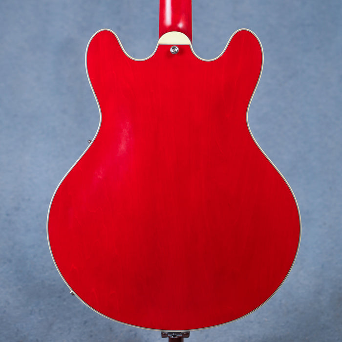 Eastman T64/TV-RD Hollow Body Electric Guitar - Red - P2302538