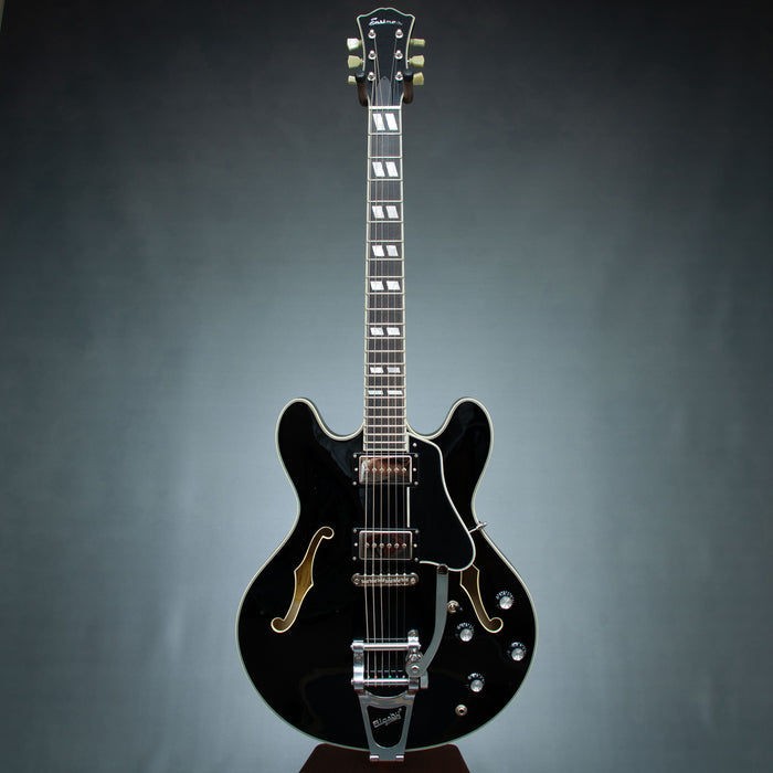 Eastman T486B-BK Hollow Body Electric Guitar - Black - P2400249