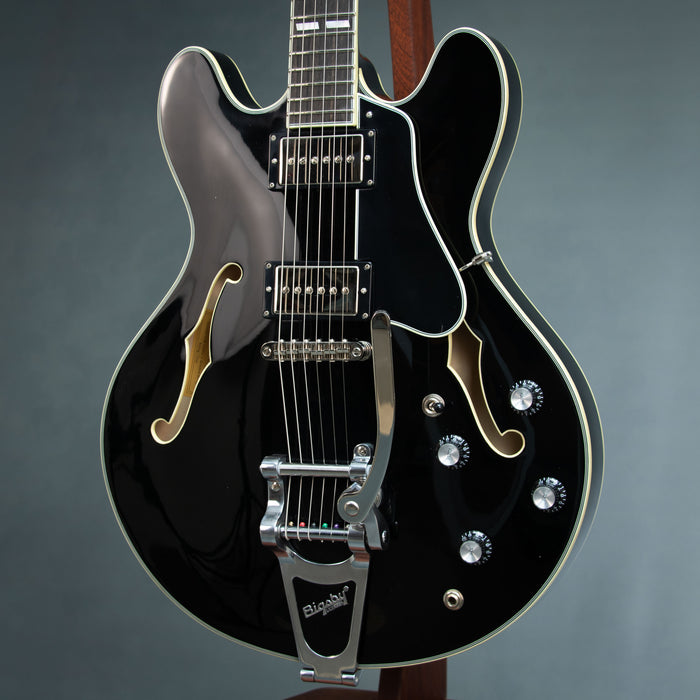 Eastman T486B-BK Hollow Body Electric Guitar - Black - P2400249