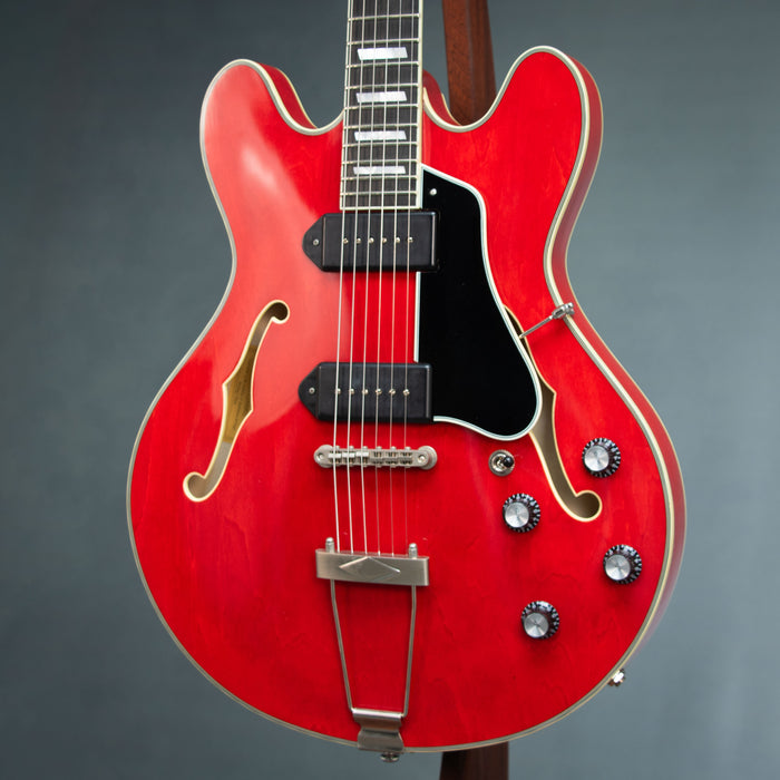 Eastman T64/TV-T-RD Hollow Body Electric Guitar - Vintage Red - P2400677