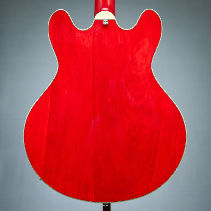 Eastman T64/TV-T-RD Hollow Body Electric Guitar - Vintage Red - P2400677