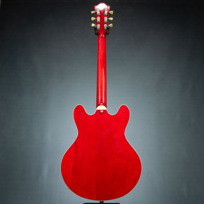 Eastman T64/TV-T-RD Hollow Body Electric Guitar - Vintage Red - P2400677