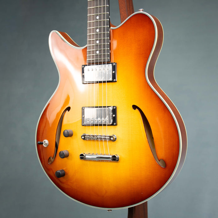Eastman Romeo-L Left Handed Hollow Body Electric Guitar - Goldburst - ON SALE - P2400807