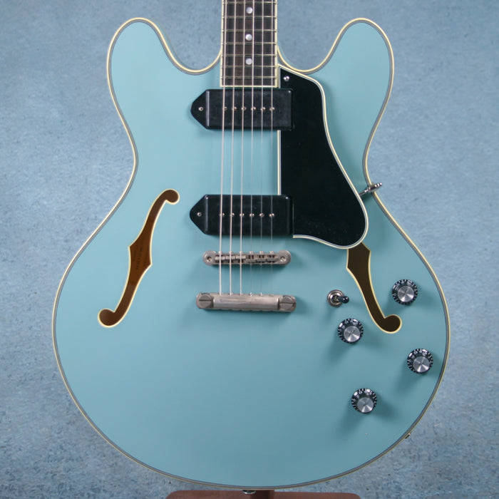 Eastman T60/TV-LTD-FB Hollow Body Electric Guitar - Faded Blue - P2400928