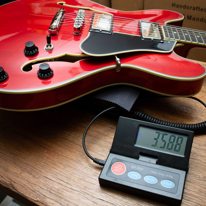 Eastman T386-RED Thinline Electric Guitar - Red - Clearance - P2500466