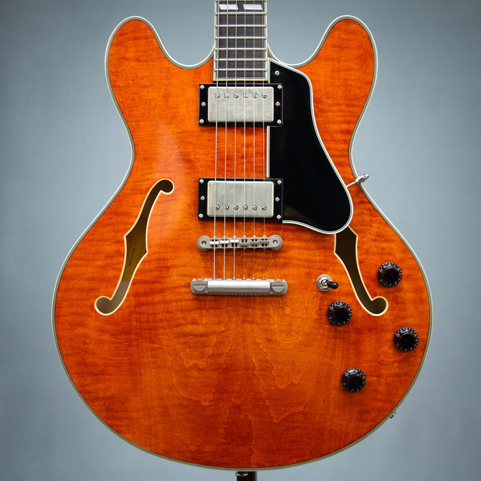 Eastman T59/TV Hollow Body Electric Guitar - Vintage Amber - P2501192