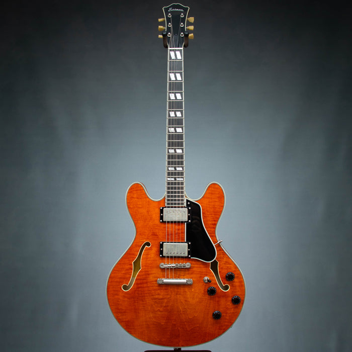 Eastman T59/TV Hollow Body Electric Guitar - Vintage Amber - P2501192