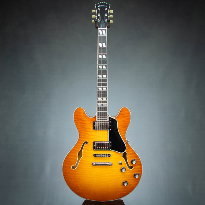 Eastman T486 Thinline Electric Guitar - Goldburst - P2501465