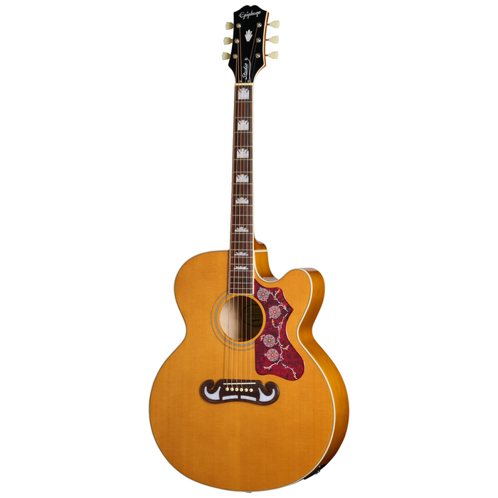 Epiphone J-200 Studio EC Acoustic Electric Guitar - Natural