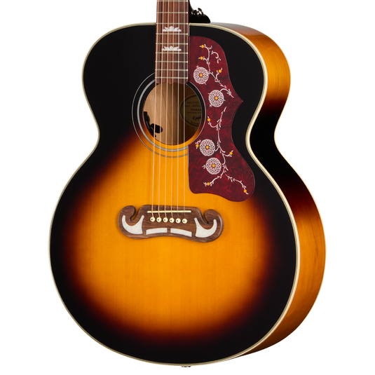 Epiphone J-200 Studio Acoustic Electric Guitar - Vintage Sunburst