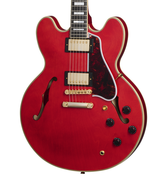 Epiphone Inspired By Gibson Custom 1959 ES-355 Electric Guitar w/Case - Cherry Red