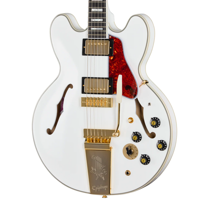 Epiphone Inspired By Gibson Custom Alex Lifeson 1976 ES-355 Electric Guitar - Alpine White