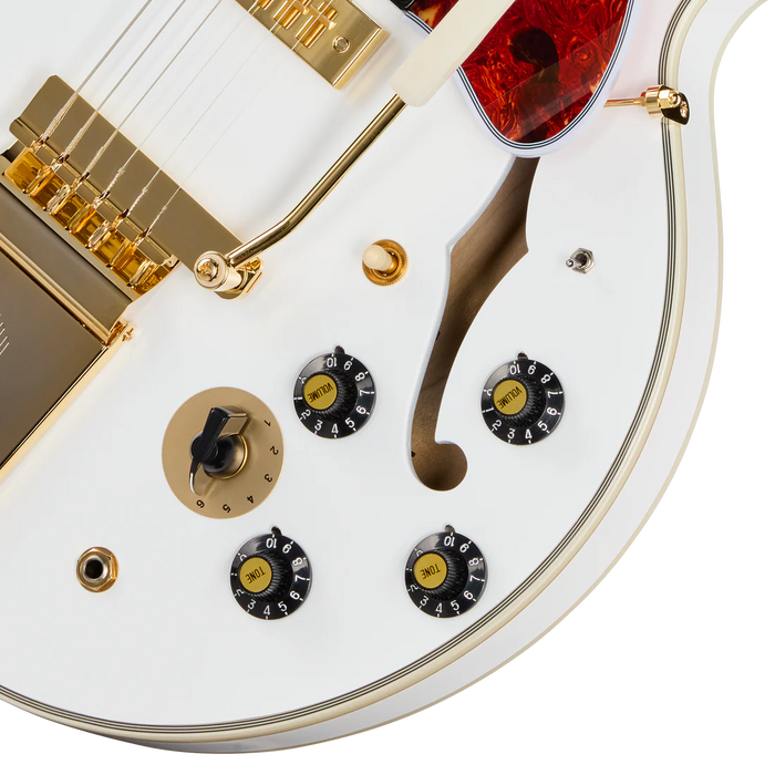 Epiphone Inspired By Gibson Custom Alex Lifeson 1976 ES-355 Electric Guitar - Alpine White