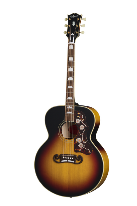 Epiphone Inspired By Gibson Custom 1957 SJ-200 Acoustic Electric Guitar w/Case - Vintage Sunburst