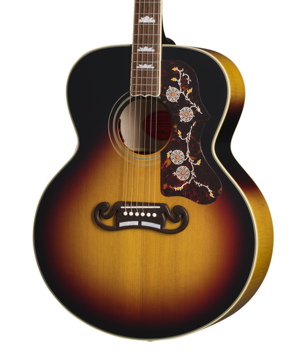 Epiphone Inspired By Gibson Custom 1957 SJ-200 Acoustic Electric Guitar w/Case - Vintage Sunburst