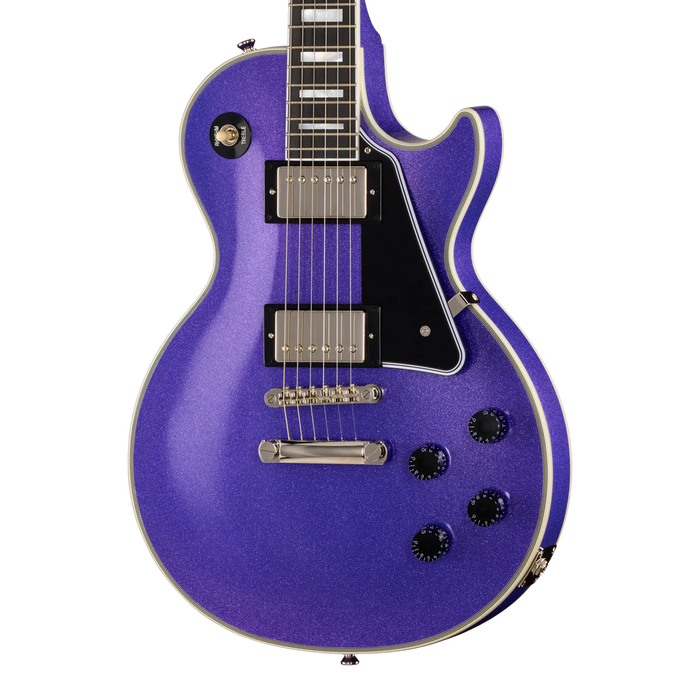 Epiphone Inspired By Gibson Custom Les Paul Custom Electric Guitar - Amethyst Sparkle