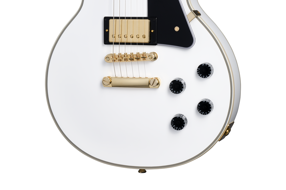 Epiphone Les Paul Custom Electric Guitar w/Case - Alpine White