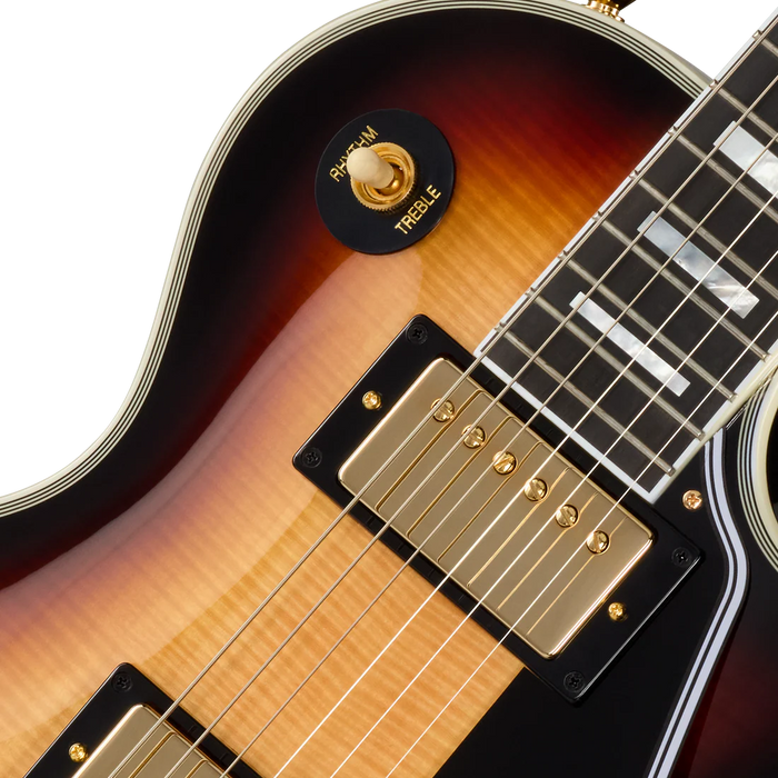 Epiphone Inspired By Gibson Custom Les Paul Custom Electric Guitar - Sedona Burst