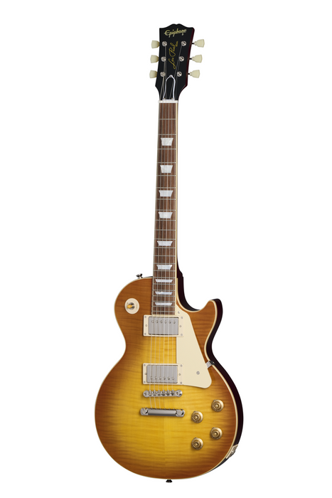 Epiphone Inspired By Gibson Custom 1959 Les Paul Standard Electric Guitar w/Case - Iced Tea Burst