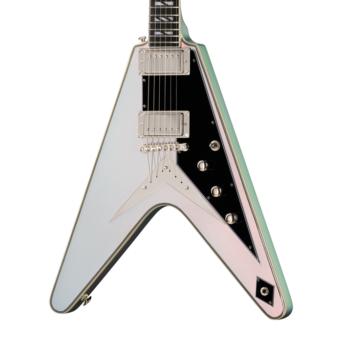 Epiphone Futura Flying V Custom Electric Guitar - Quicksilver Shift