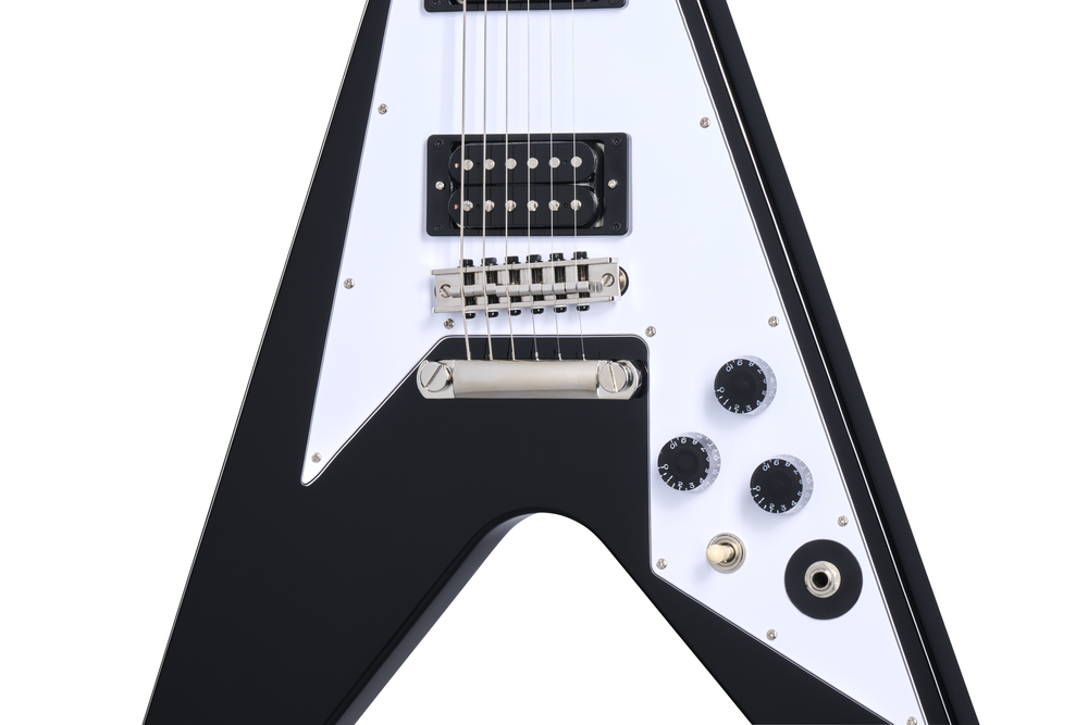 Epiphone Kirk Hammett 1979 Flying V Electric Guitar w/Case - Ebony