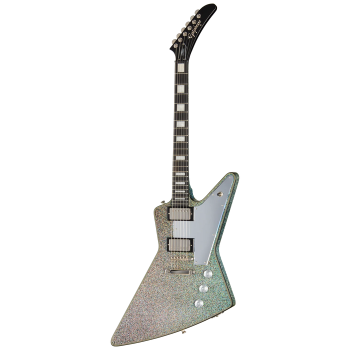 Epiphone Lzzy Hale Explorer Electric Guitar - Black Holograph Sparkle