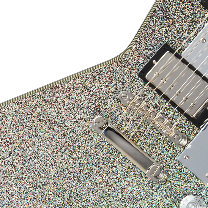 Epiphone Lzzy Hale Explorer Electric Guitar - Black Holograph Sparkle
