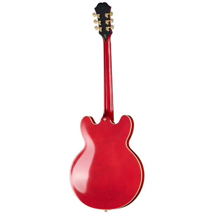 Epiphone Masterbuilt Gem Archer Sheraton Electric Guitar - Cherry Red